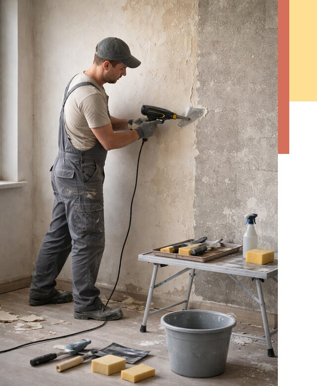 Очистка стен от клея в ессентуках от 1886 руб. — снятие и удаление клея со стен | ОТДЕЛОЧНИК-Ссн