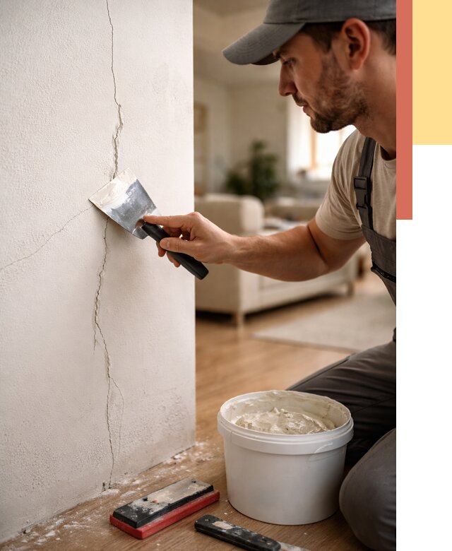 Заделка трещин и сколов в ессентуках от 2498 руб. — быстро и недорого | ОТДЕЛОЧНИК-Ссн