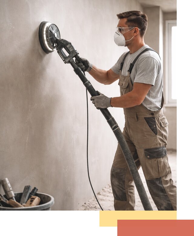 Профессиональная шлифовка стен в ессентуках быстро и качественно