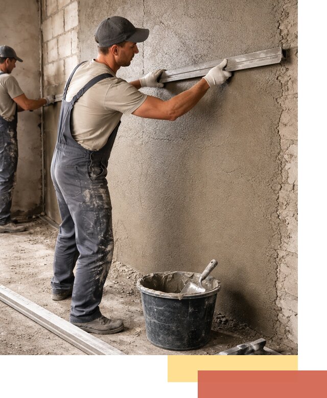 Штукатурка стен цементно-песчаная в ессентуках профессионально