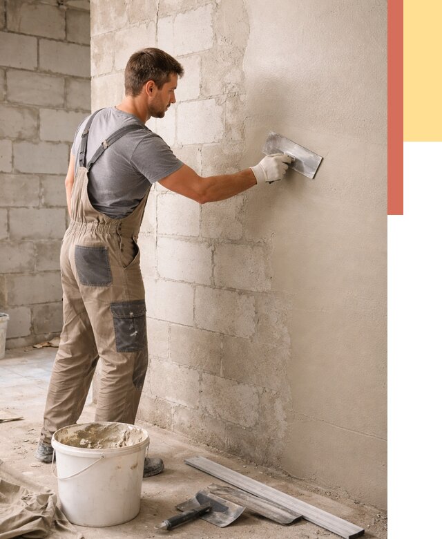 Штукатурка стен из газобетона в ессентуках от 2141 руб./м2 — быстро и недорого | ОТДЕЛОЧНИК-Ссн