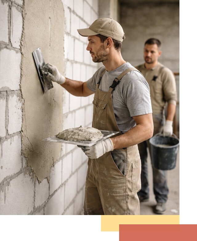 Штукатурка стен из газобетона в ессентуках под ключ