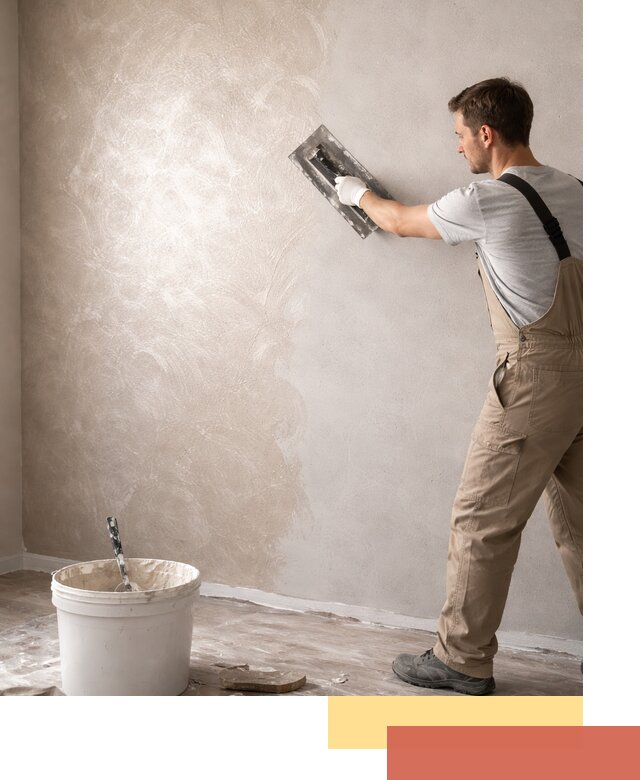 Декоративная штукатурка «Мокрый шелк» под ключ в ессентуках