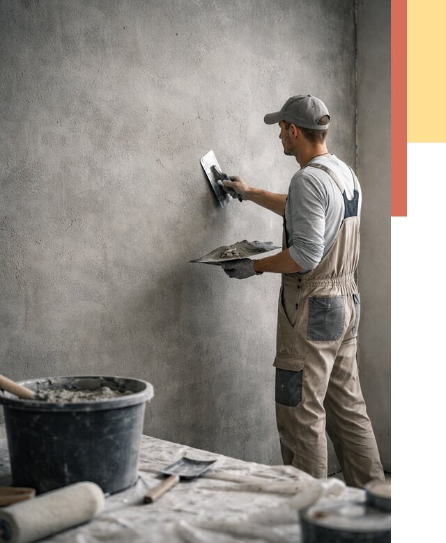 Декоративная штукатурка под бетон в ессентуках от 2549 руб./м² — нанесение под ключ | ОТДЕЛОЧНИК-Ссн