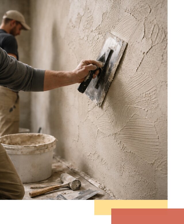 Фактурная штукатурка стен в ессентуках — монтаж, отделка, реставрация