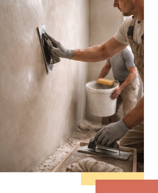 Нанесение марокканской штукатурки таделакт в ессентуках