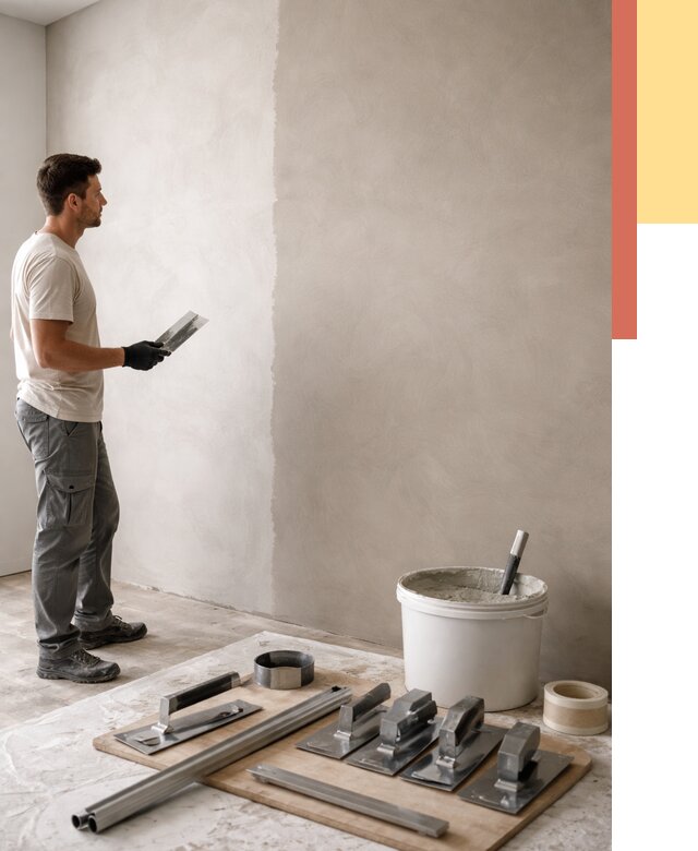 Нанесение микроцемента на стены в ессентуках от 3263 руб./м2 под ключ | ОТДЕЛОЧНИК-Ссн