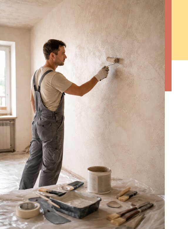 Нанесение лессирующей краски по декоративке в ессентуках от 1784 руб. | ОТДЕЛОЧНИК-Ссн