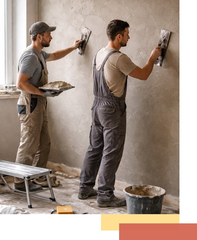 Ремонт декоративной штукатурки и восстановление фактуры в ессентуках