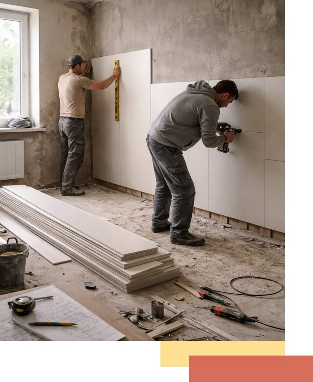 Монтаж ПВХ панелей на стены в ессентуках качественно и быстро