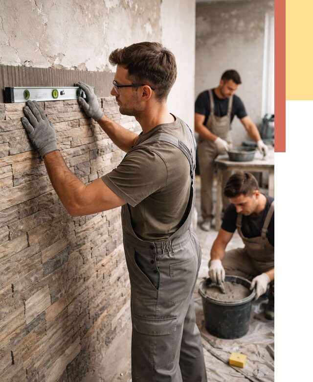 Монтаж искусственного камня в ессентуках от 4589 руб. под ключ | ОТДЕЛОЧНИК-Ссн