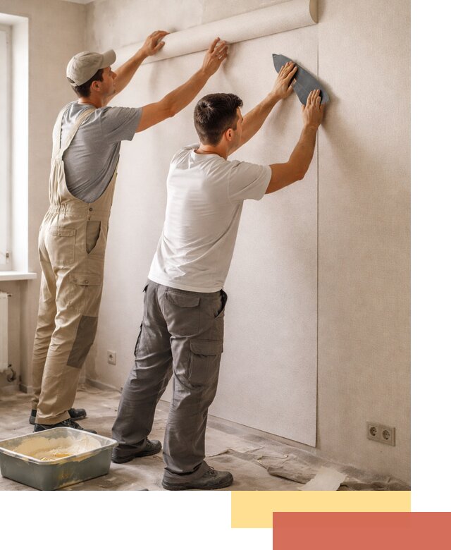 Поклейка виниловых обоев в ессентуках профессионально и качественно