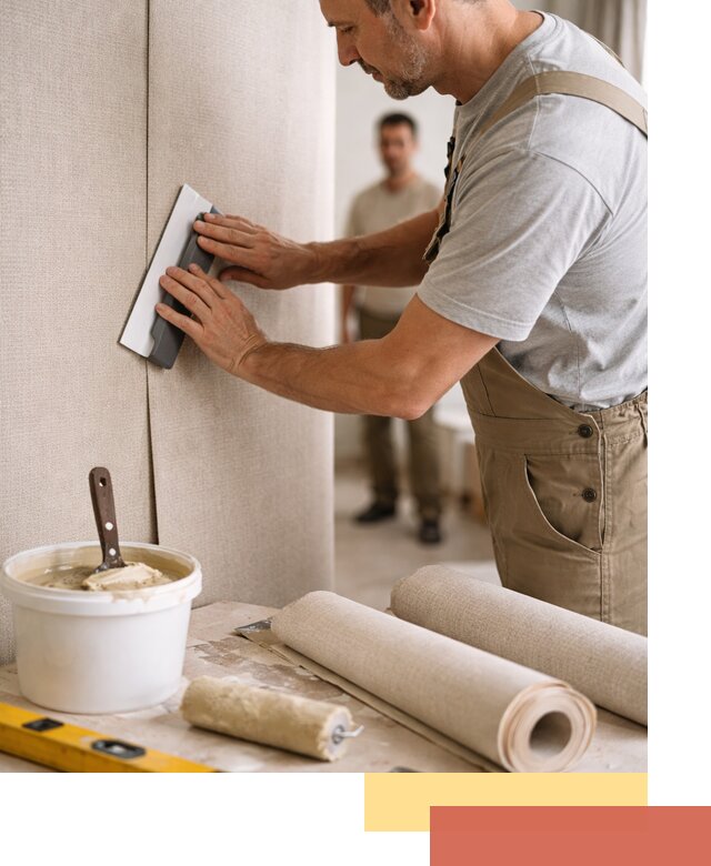 Поклейка текстильных обоев в ессентуках профессионально и аккуратно