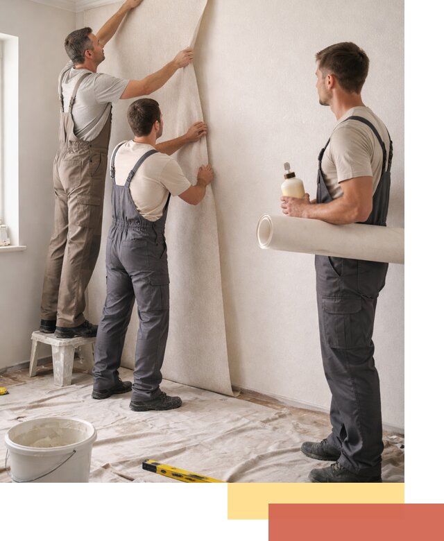 Оклейка стен обоями в ессентуках — качественно и профессионально