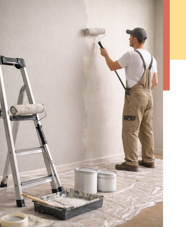 Покраска стен латексной краской в ессентуках от 4589 руб. за м2 | ОТДЕЛОЧНИК-Ссн