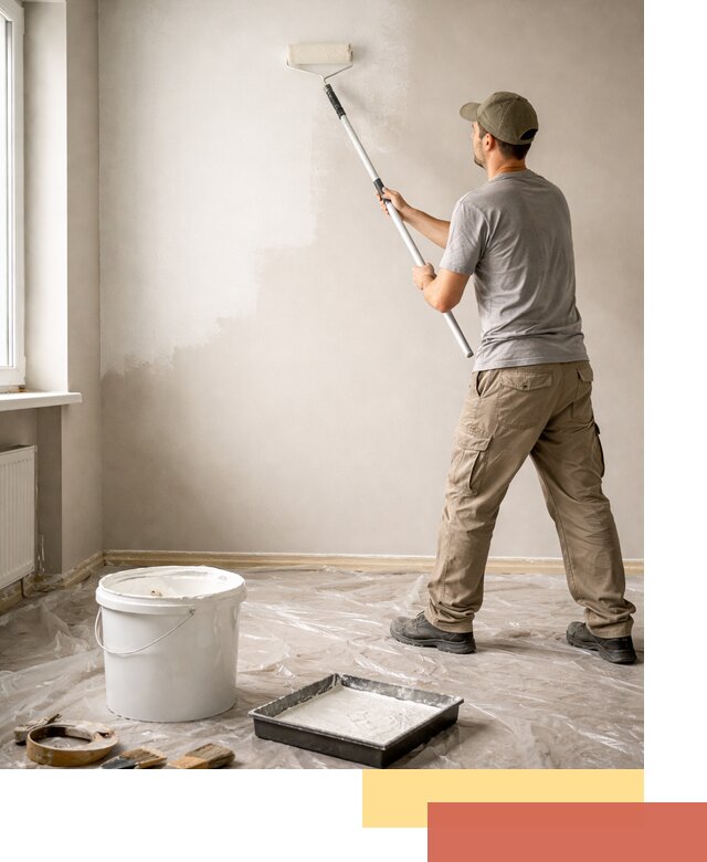 Покраска стен латексной краской в ессентуках качественно и быстро