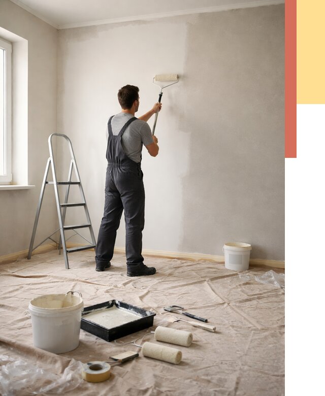 Покраска стен моющейся краской в ессентуках от 357 руб./м² — быстро и недорого | ОТДЕЛОЧНИК-Ссн