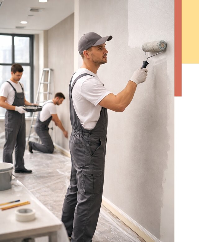 Покраска стен в офисе в ессентуках от 8667 руб. — быстро и недорого | ОТДЕЛОЧНИК-Ссн