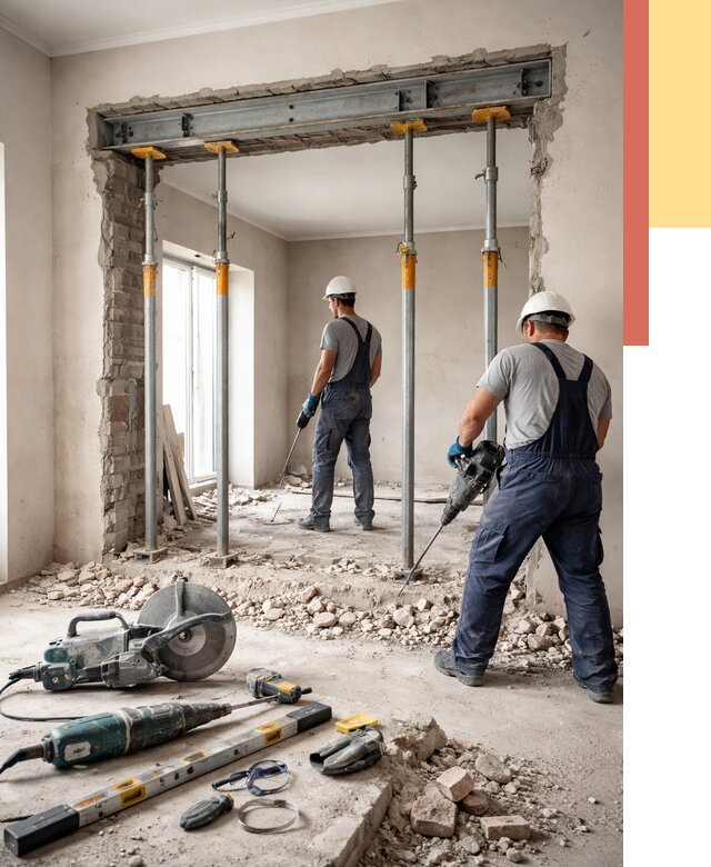 Прорезка проема в стене в ессентуках от 4589 руб. — быстро и недорого | ОТДЕЛОЧНИК-Ссн