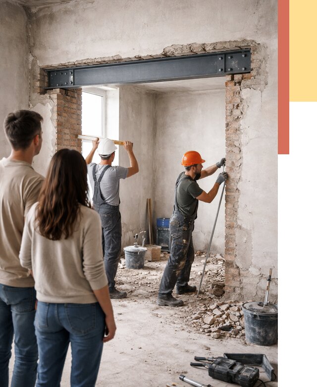 Усиление проема в стене в ессентуках от 9687 руб. — усиление дверного проема металлоконструкцией | ОТДЕЛОЧНИК-Ссн