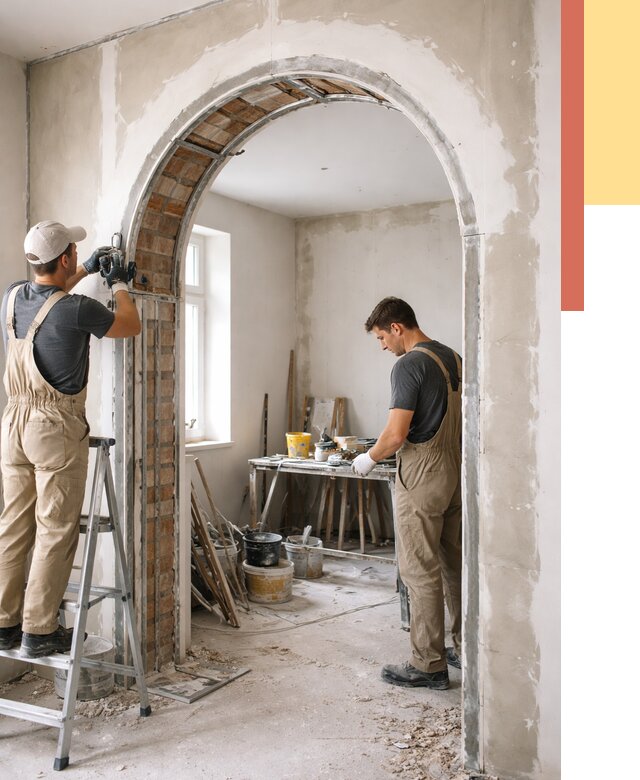 Устройство арочного проема в ессентуках от 9687 руб. под ключ — быстро и недорого | ОТДЕЛОЧНИК-Ссн