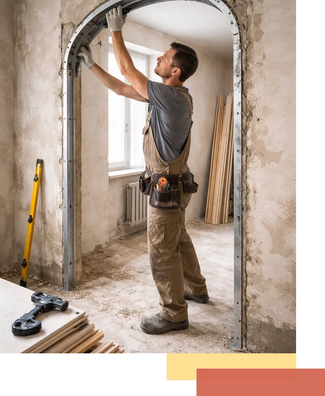 Устройство арочного проема в ессентуках под ключ