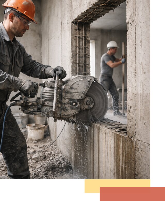 Алмазная резка проемов в ессентуках быстро и точно