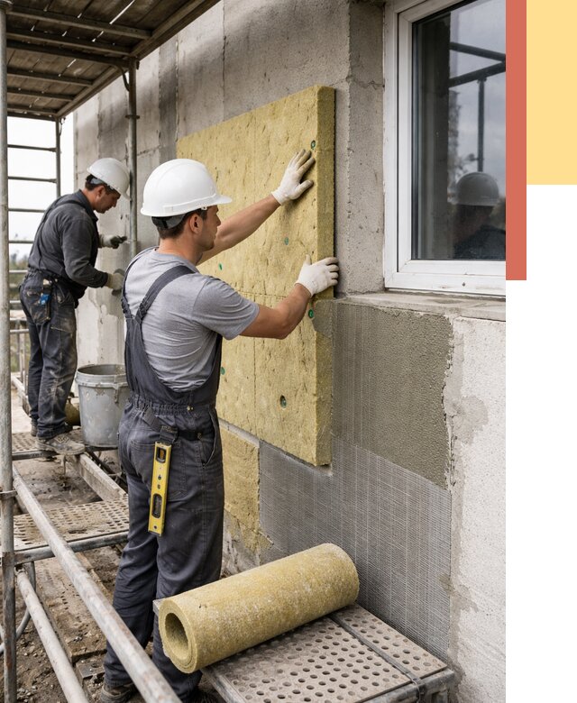 Утепление стен в ессентуках от 4385 руб. под ключ — быстро и недорого | ОТДЕЛОЧНИК-Ссн