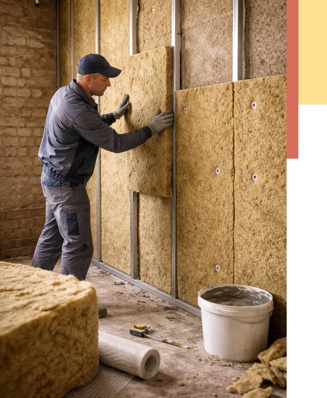 Утепление стен минватой в ессентуках от 1377 руб./м2 — недорого и быстро | ОТДЕЛОЧНИК-Ссн