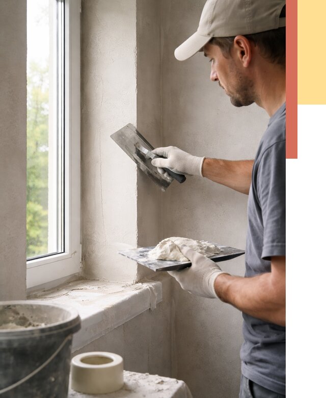 Штукатурка откосов в ессентуках от 4589 руб/м² — услуги и выравнивание под ключ | ОТДЕЛОЧНИК-Ссн