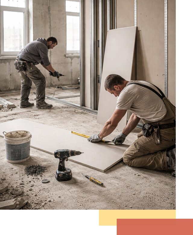 Кладка перегородок из ПГП под ключ в ессентуках