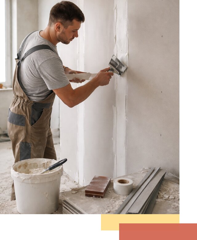 Шпаклевка перегородок из гипсокартона в ессентуках качественно и быстро