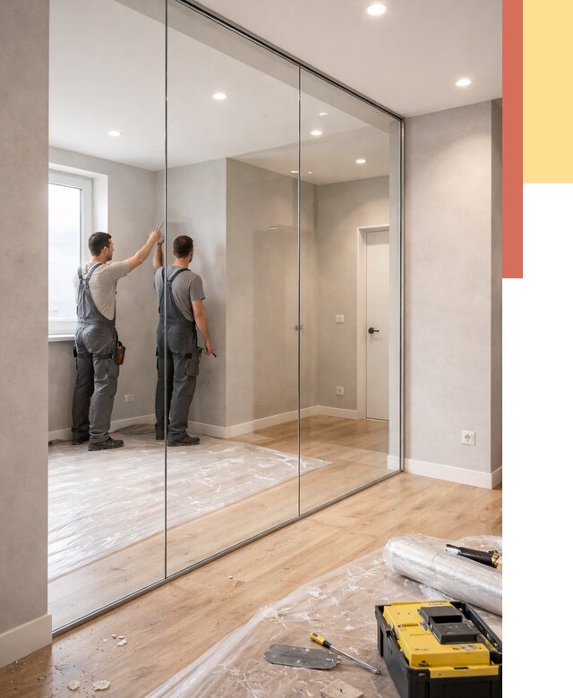 Безрамные стеклянные перегородки в ессентуках — монтаж от 9687 руб. | ОТДЕЛОЧНИК-Ссн