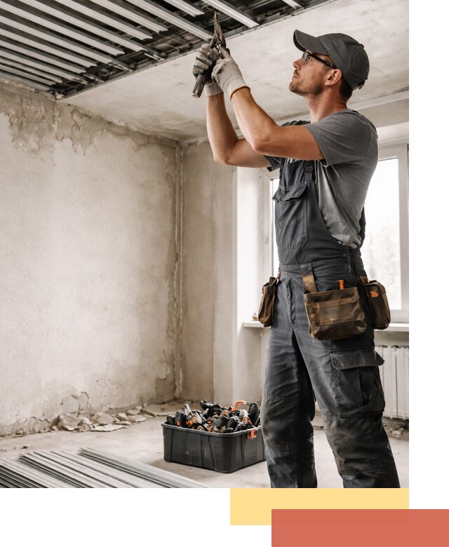 Демонтаж реечного потолка в ессентуках быстро и аккуратно