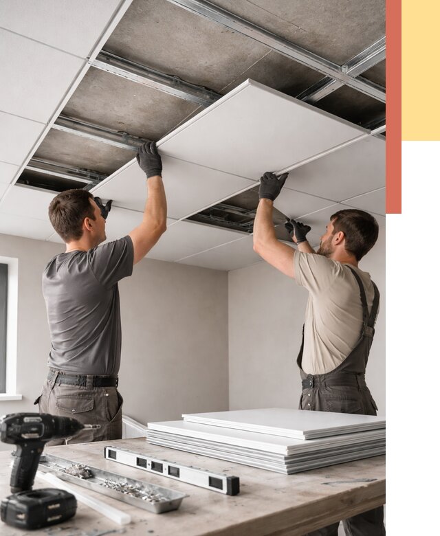 Монтаж кассетного потолка в ессентуках от 4589 руб/м2 — установка и сборка | ОТДЕЛОЧНИК-Ссн