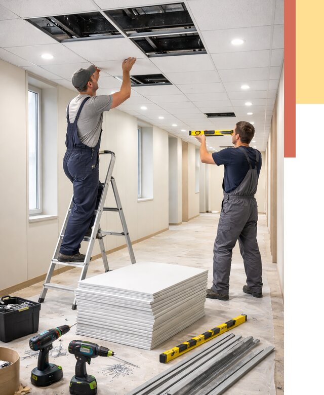 Ремонт потолка Армстронг в ессентуках от 4589 руб. — быстро и недорого | ОТДЕЛОЧНИК-Ссн