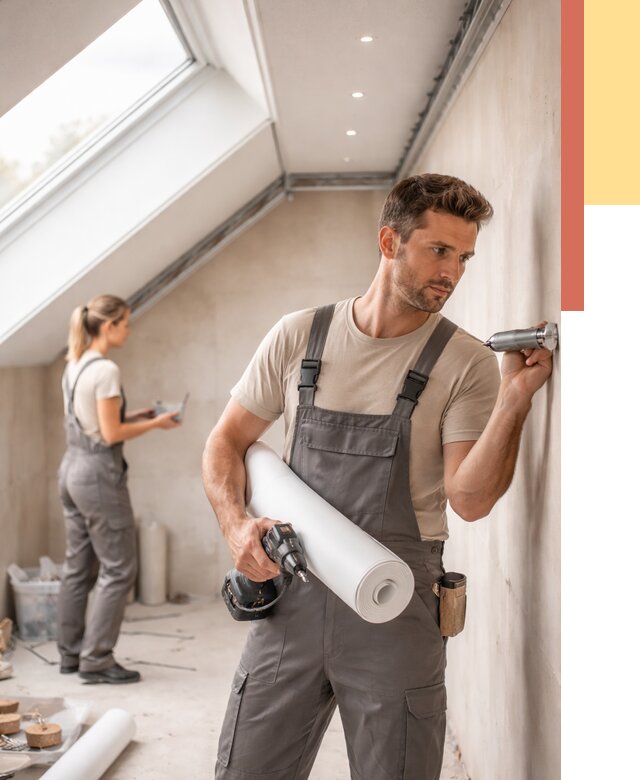 Монтаж натяжного потолка на мансарде в ессентуках от 3569 руб. | ОТДЕЛОЧНИК-Ссн