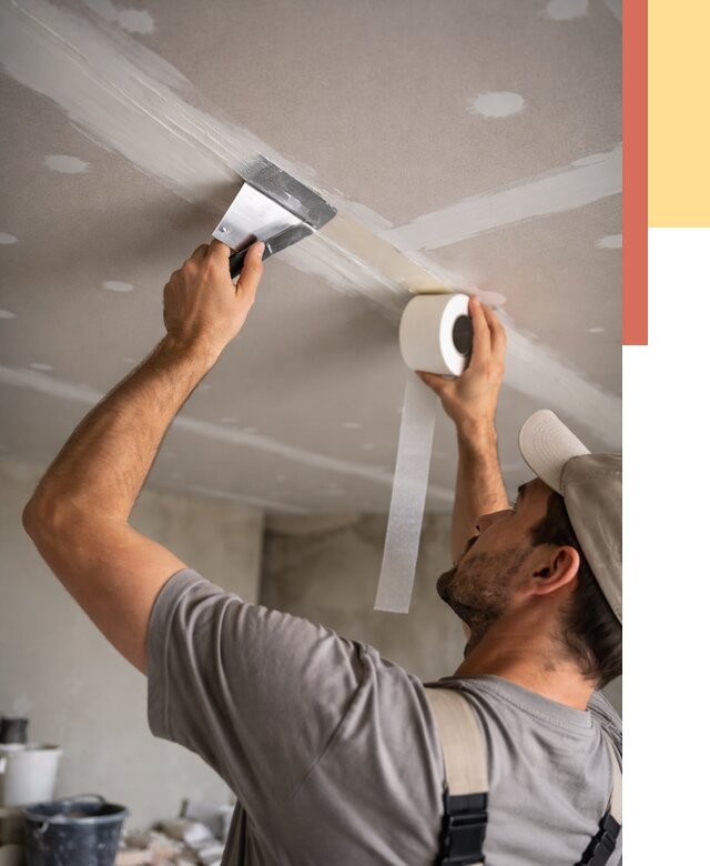 Обработка швов потолка ГКЛ в ессентуках от 7648 руб. под ключ | ОТДЕЛОЧНИК-Ссн