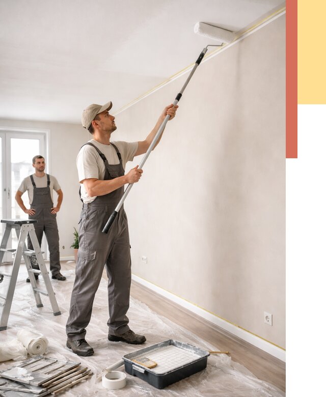 Покраска потолка из гипсокартона в ессентуках от 4589 руб./м2 — услуги под ключ | ОТДЕЛОЧНИК-Ссн