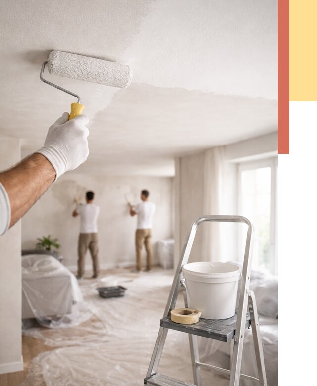 Покраска потолка акриловой краской в ессентуках от 2549 руб. | ОТДЕЛОЧНИК-Ссн