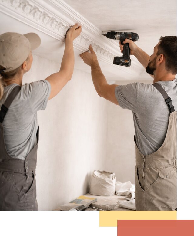 Профессиональный монтаж лепнины на потолок в ессентуках